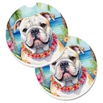 Carolines Treasures DAC6427CARC 2.5 X In. English Bulldog Luau Cup Holder.... Fixed Price $23.36.