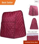 Durable Red Stand Mixer Cover With Organizer Pockets - Water Resistant Design. Fixed Price $17.99.