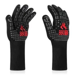 Barbecue Gloves Oven Mitts Baking Outdoor Bbq Tools Heat Resistant Grilling Meat. Fixed Price $15.99.