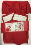 Martha Stewart Childrens Santa Claus Apron Hat & Oven Mitts New Christmas Nwt. Fixed Price $18.00.