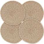 Trivets Set 4 Pcs, For Kitchens, Pack, Oatmeal Color. Fixed Price $20.67.