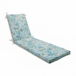 Pillow Perfect Paisley Indoor/outdoor Solid Back Chaise Lounge Cushion Ties. Fixed Price $132.97.