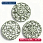 Me.fan Trivets For Dishes/pots/pans, 3 Pcs Silicone Mats, Flexible/durable/non. Fixed Price $15.61.