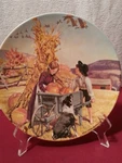 Knowles Americana Holidays Don Spaulding "thanksgiving" Collector Plate 1979. Fixed Price $8.99.