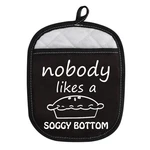Wcgxko Baking Show Inspired Oven Pads Pot Holder With Pocket Nobody Likes S.... Fixed Price $19.01.