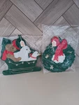Nos Set Of 2 Vintage Christmas Kitchen Hot Pads W-c Imports Inc.. Fixed Price $10.00.