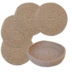 Trivets Set For Hot Dishes, Pot Holder With Storage Basket Kitchen Counte.... Fixed Price $9.35.