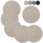 Coga 8" Trivets For Dishes, Pots And Pans, 6 Pack Heat Resistant Hot Brown. Fixed Price $28.22.