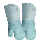 Professional Microwave Silicone Oven Mitts Pair, Kitchen Mitten Set For H.... Fixed Price $24.88.
