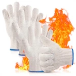 Ketar 2 Pairs Heat Resistant Gloves For Grilling - 9.5 Inch Durable Aramid Bbq. Fixed Price $22.73.