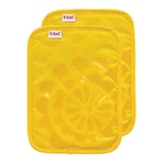 T-fal 2-PACK Medallion Design 100% Cotton And Silicone Pot Holders, Lemon. Fixed Price $26.74.