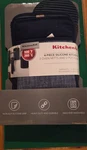 Kitchenaid 4 Piece Gray Silicone Set 2 Oven Mitts, Pot Holders. Fixed Price $15.99.