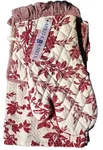 April Cornell Kitchen Towel Pot Holder Oven Mitt Red White Floral Cotton Nwt. Fixed Price $15.99.