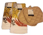Mainstay Kitchen Towel And Pot Holder Fruit - New With Tags 4 Piece Set. Fixed Price $8.99.