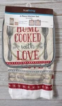 True Living Decorative "home Cooked With Love" 4 Pc Kitchen Potholder/towel Set. Fixed Price $8.79.