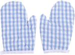 2PCS Kids Oven Mitts For Children Play Kitchen, Anti- Scald Gloves Light Blue. Fixed Price $15.45.
