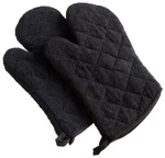 Dii Basic Terry Collection 100% Cotton Quilted, Oven Mitt, Black, 2 Piece. Fixed Price $21.60.