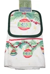 Pfaltzgraff Holiday Garland Kitchen Set Pot Holder Tea Towel Usa Accessories. Fixed Price $18.95.