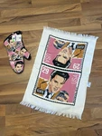 Leshner Mills Elvis Presley Towel Potholder Oven Mitt Set Postmark Originals Lot. Fixed Price $25.00.