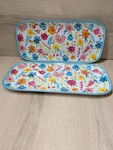Pioneer Woman 2 Piece Country Melamine Sunny Days Serving Trays 15 X 7 Inch. Fixed Price $19.95.