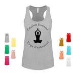 Caution, Extreme Yoga Enthusiast Pose Flexible Zen Namaste Women's Tank. Fixed Price $20.99.