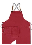 Canvas Cross Back Apron For Men/ Women With Adjustable Straps. Fixed Price $25.00.