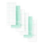 Modern Waffle Kitchen Towel Set 6-PACK, Aqua Blue, 16"X28". Fixed Price $35.44.