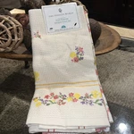 Pioneer Woman Wildflower Floral Woven Kitchen Towels 4PC Set Yellow Pink 18"X28". Fixed Price $15.99.
