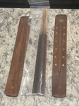 Wooden Stick Holders Fair Trade Hand Made India With Incense.. Fixed Price $9.99.