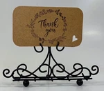 Place Card Holders Set Of 6 Ornamental Wire Stationery Special Event Party Favor. Fixed Price $24.95.