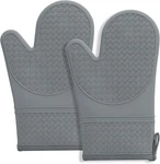Silicone Oven Mitts, Heat Resistant 500F Kitchen 2PCS, 11.6" Bpa-free Soft. Fixed Price $15.94.