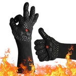 Long Heat Resistant Bbq Gloves - 1472 Proof Internal Cotton Lining,. Fixed Price $31.67.