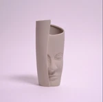 Modern Abstract Ceramic Vase Sculpture Planter Pot Decor Facehead Art Piece. Fixed Price $34.99.