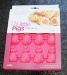 Mobi 12 Little Pigs Blanket Mini Corn Dog Oven Safe Silicone Mold. Fixed Price $16.29.