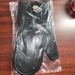 Gorilla Grip Heat And Slip Resistant Silicone Oven 12.5" Mitts, Black. Fixed Price $21.98.