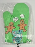 Crazy Dog Gingerbread Guys My Foot Hurts Oven Mitt Funny Holiday Baking Green. Fixed Price $8.24.