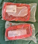 Pampered Chef Rectangular Stretch Fit Silicon Lid Pair 1763 Small 1764 Medium. Fixed Price $30.00.