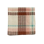Mountbatten Plaid Dishcloth Set 6 13" Country Farmhouse Kitchen Brown Pink Park. Fixed Price $21.21.