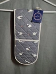 Oven Glove Samual Lamont Heat Resistant Double Layers Cotton Fluffy Flock Gray. Fixed Price $14.99.