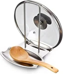 Spoon Rest Pot Lid Holder Kitchen Tablet Stand Durable Organizer Stainless Steel. Fixed Price $12.99.