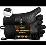 Walfos Silicone Bbq Set - Heat Resistant Grilling Gloves,brush, Meatclaws. Fixed Price $7.49.