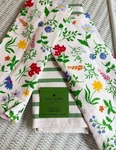 New Tag Kate Spade Floral / Stripe Kitchen Dish Towels Set Of 3. Fixed Price $24.00.