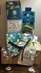 Margaritaville Kitchen Gift Set Glasses Sign Towel Oven Mitt Dishcloths Nwt. Fixed Price $74.99.