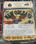 New Orleans Cajun Red Beans & Rice Recipe Pot Holder Hot Pad. Fixed Price $12.00.