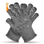 Oven Gloves With Fingers - 932 One Size Fits Most Standard Cuff, Gray. Fixed Price $37.19.