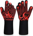 Comsmart Bbq Gloves Heat Resistant Silicone Grilling Mitts High Temp Non Slip. Fixed Price $17.99.
