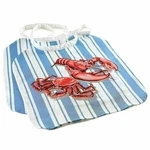 Norpro Adjustable Crab / Lobster Seafood Bibs 2 Pk - Washable Reusable Cotton. Fixed Price $26.99.