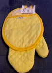 Fiesta Oven Mitt & Pot Holder Yellow 100% Cotton Nwt. Fixed Price $11.80.