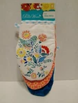Pioneer Woman Mazie Mini Oven Mitts Floral Pack Of 2 Non-slip Grip. Fixed Price $21.00.