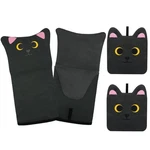 Lsydcarm Oven Mitts, Cute Black Cat Silicone And Pot Holders. Fixed Price $24.51.